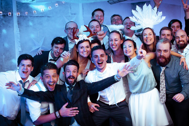 Groepsfoto kersfeest Flink 2018