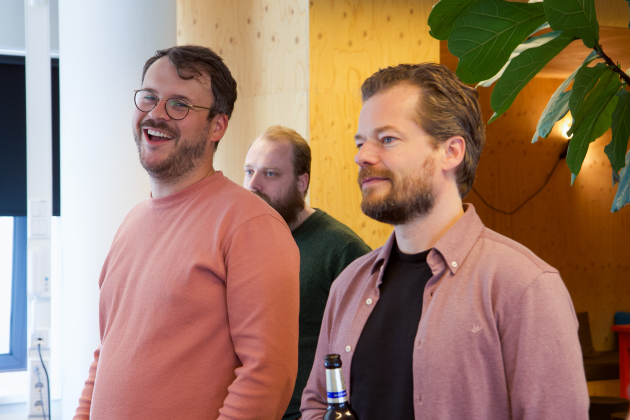 Nick, Sebas en Yannick op Development Day