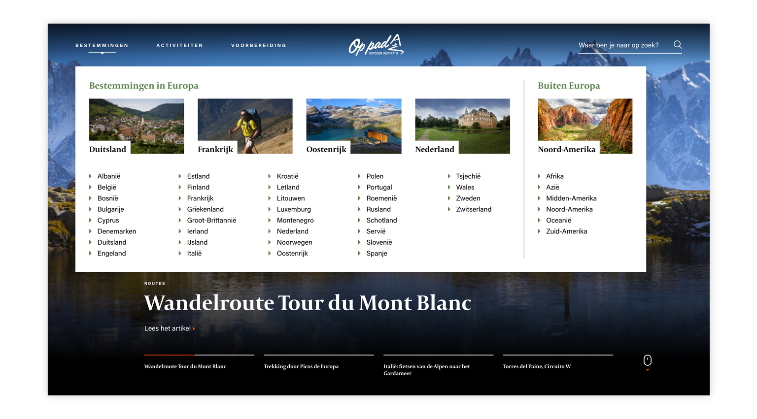 Navigatie oppad.nl