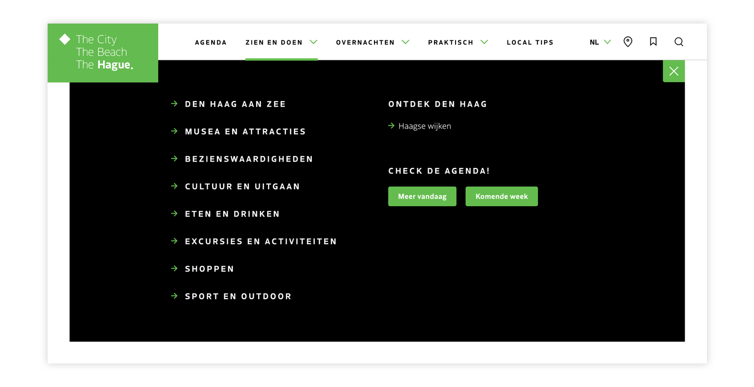 Navigatie denhaag.com