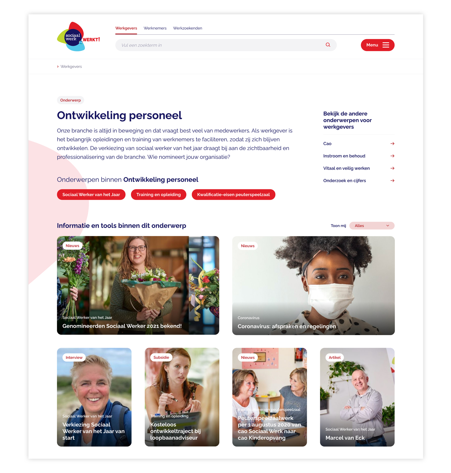 FCB ontwikkeling personeel