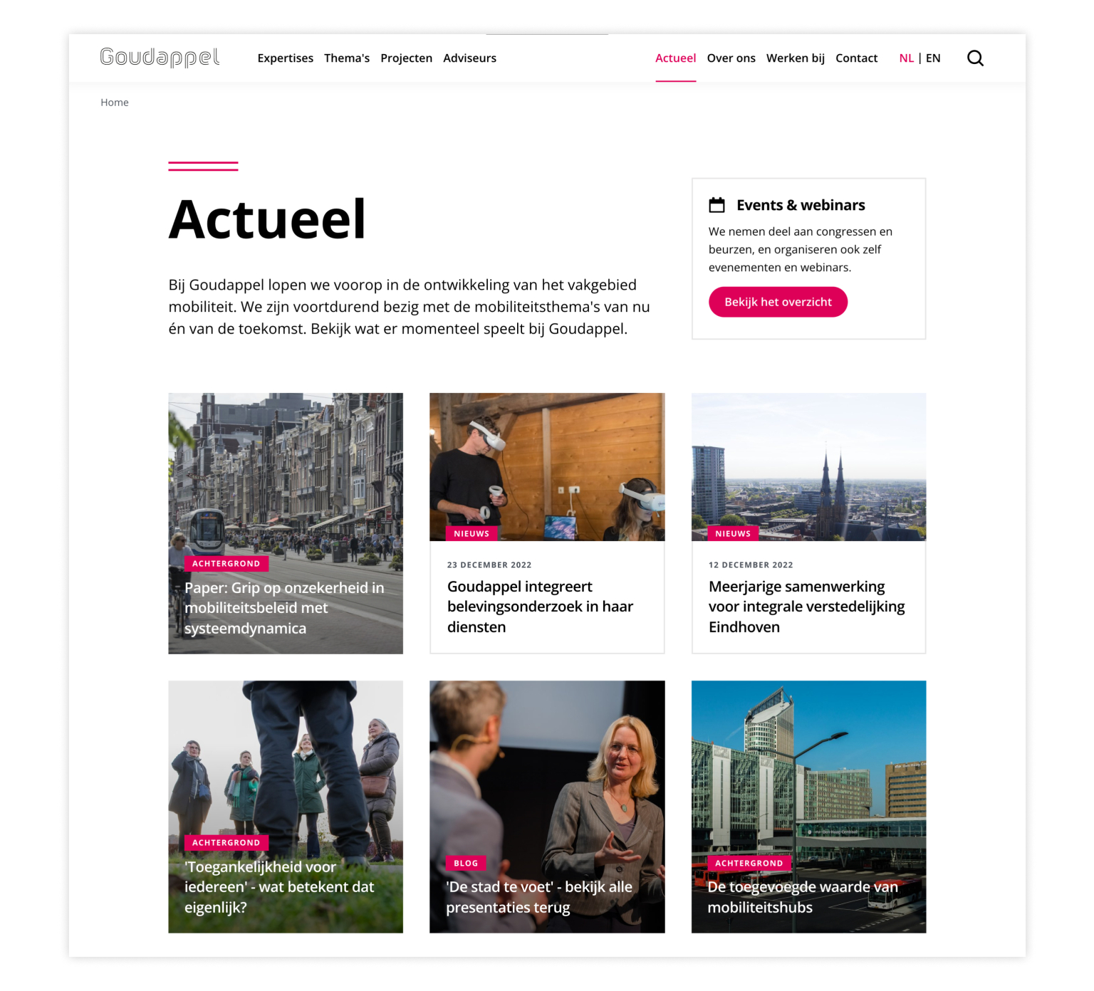 Foto pagina actueel, Goudappel