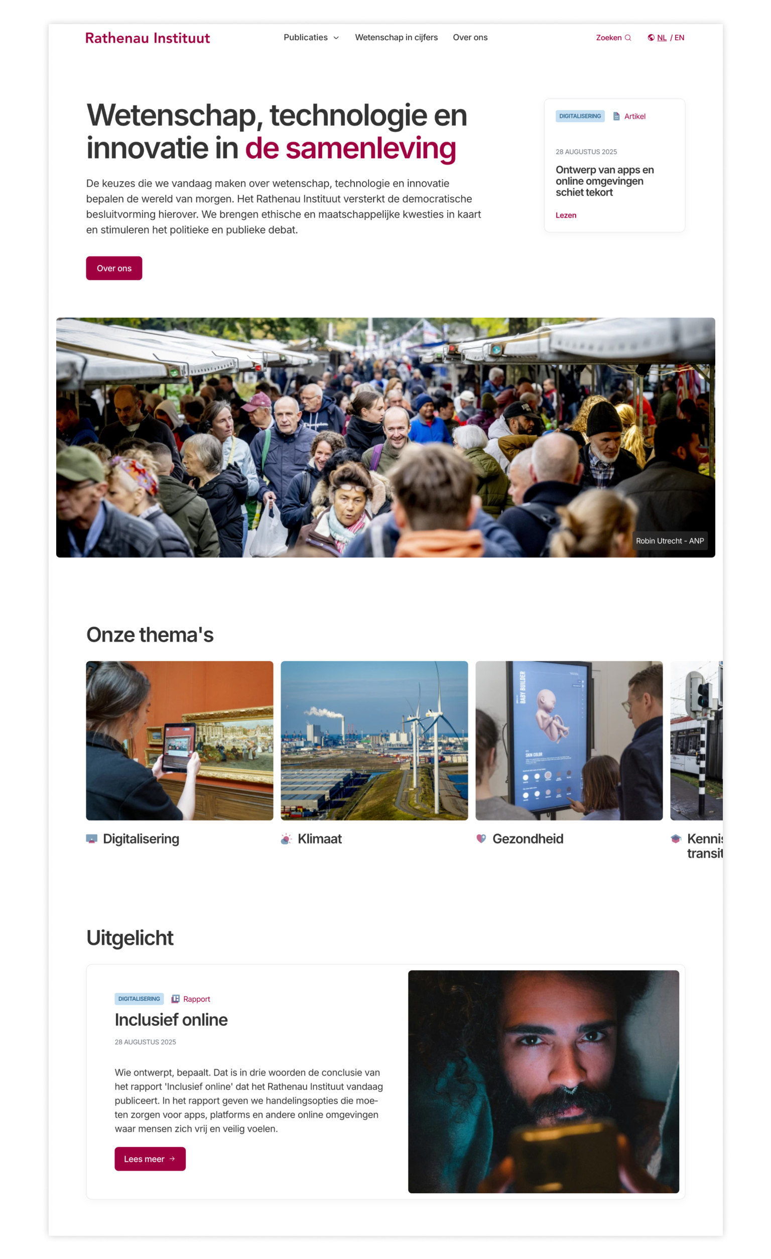 Screenshot breed Rathenau