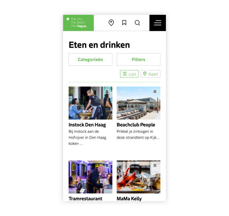 Overzicht locaties eten en drinken denhaag.com
