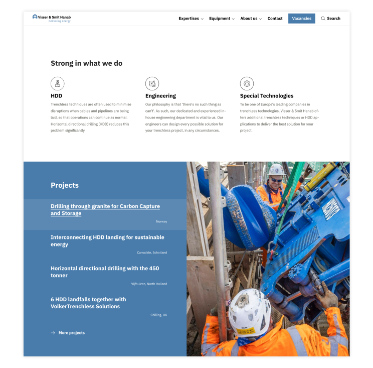 VolkerWessels screenshot breed