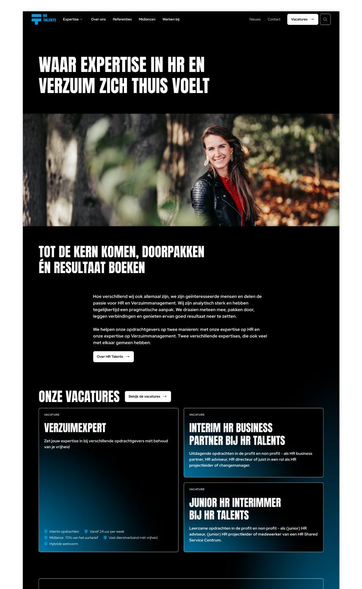 Nieuwe website voor House of Talents