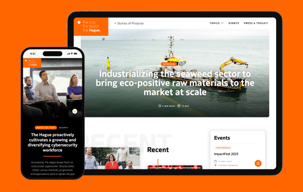 Key visual The Hague Stories of Purpose