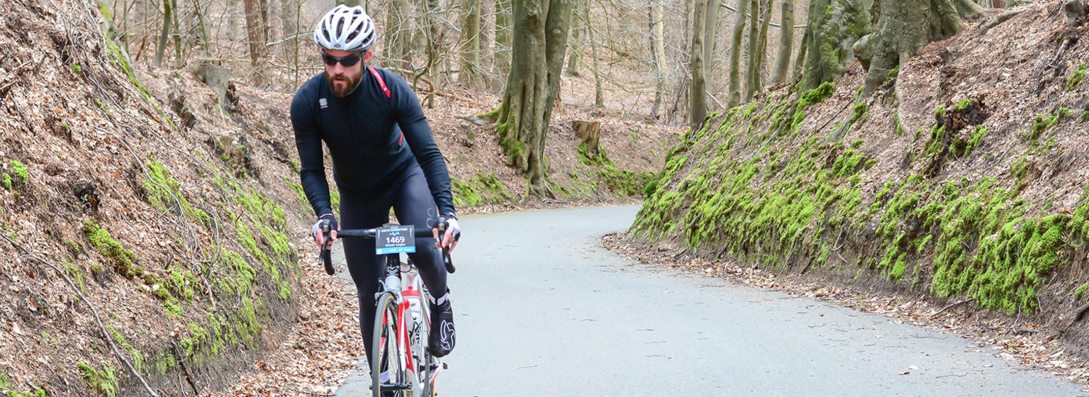 Wouter op de racefiets