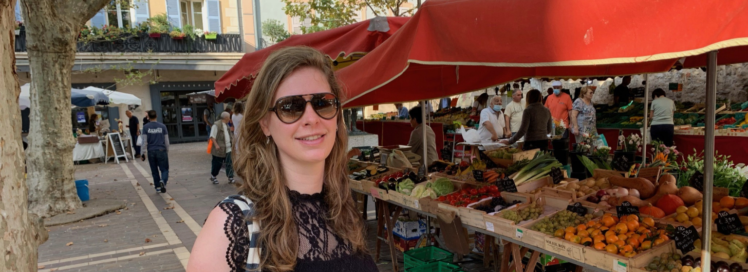 Karin Spijkervet op de markt