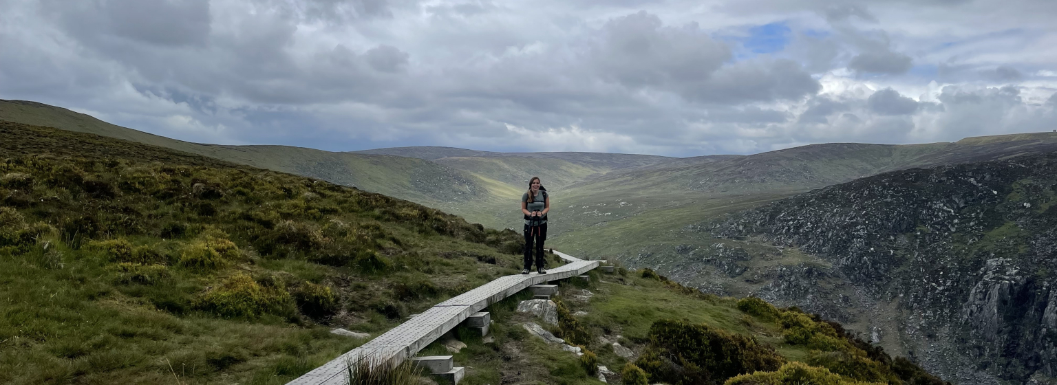 Trea aan het wandelen