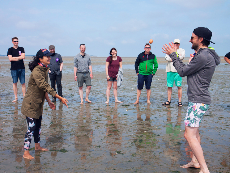 Eiren overgooien tijdens de Bekpek 2018