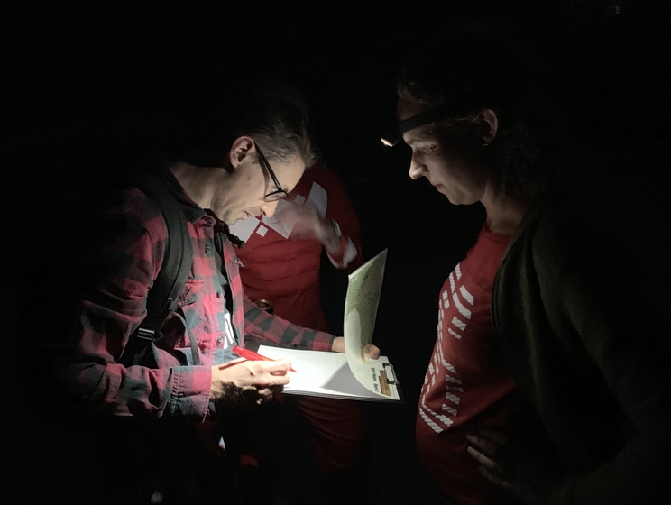 Nightmission spel tijdens de eerste avond van de Bekpek