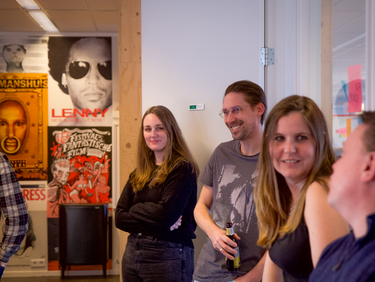 Development Day borrel Mirjam Paul Trea