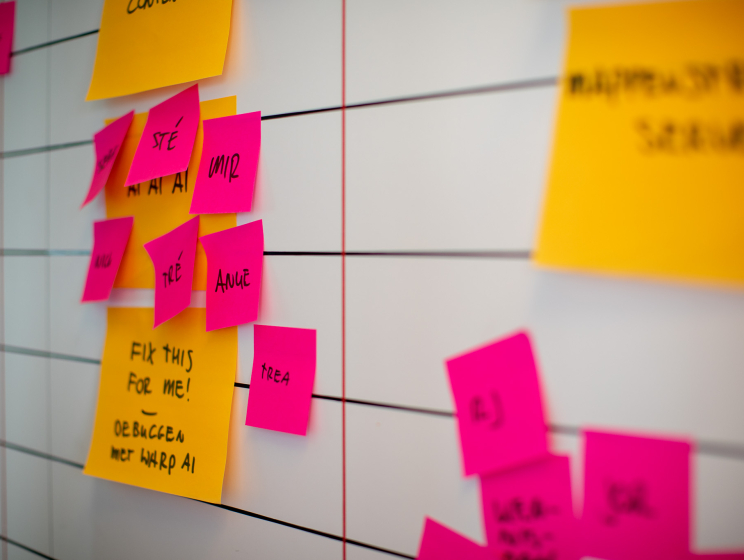 Projecten op het scrumboard