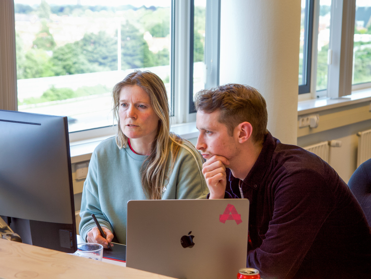 Anke en Luc op Development Day juni 2024