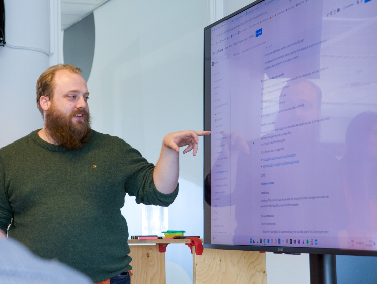 Yannick tijdens Development Day juni 2024