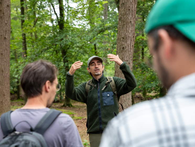 Ranger Christian vertelt alles over de flora en fauna op de Veluwe