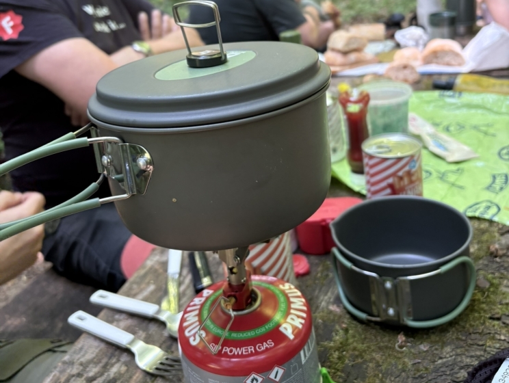  Knakworstlunch op de brander