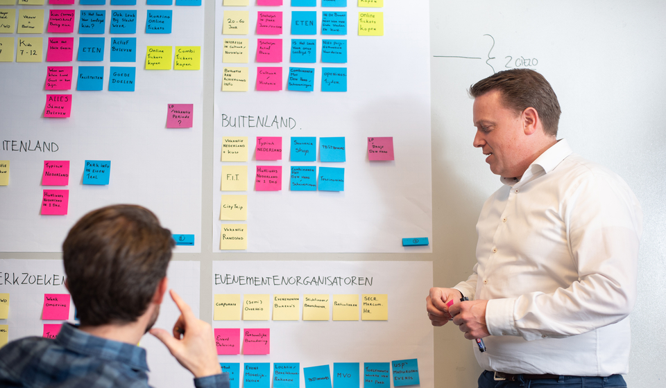 Ontwikkeling van online strategie met Jorry en Wouter bij Internetbureau Flink Den Haag