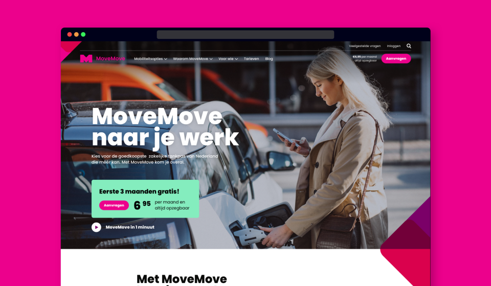 MoveMove nieuwsbericht redesign website