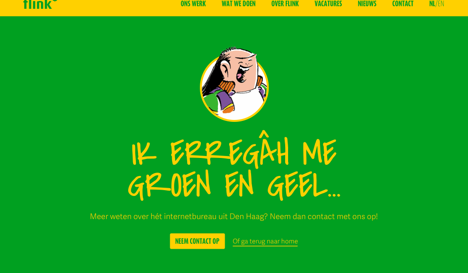 Development Day Flink 404 pagina