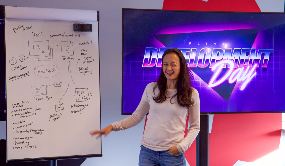 Magali laat het proces naar betere formulieren zien