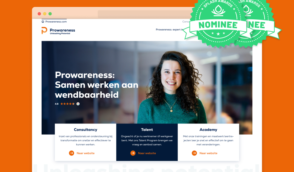 Multisite Prowareness maar liefst twee keer genomineerd voor Splash Awards