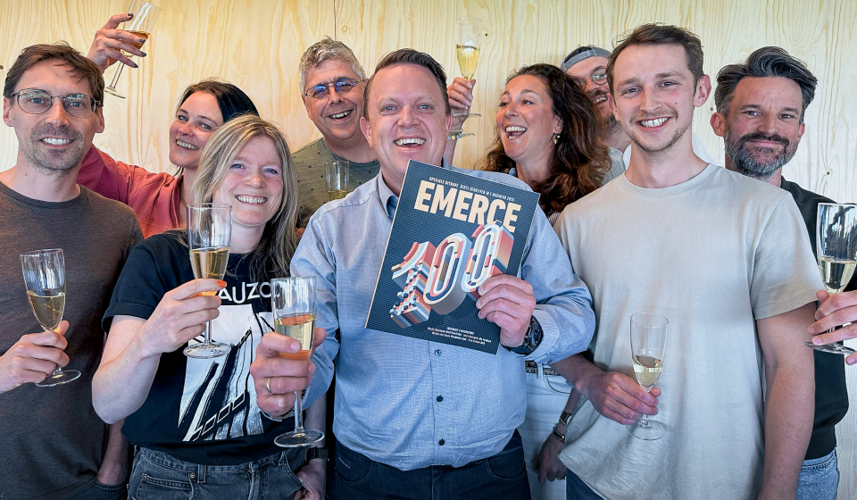 Trots op onze 5 sterren in de Emerce100 2025!