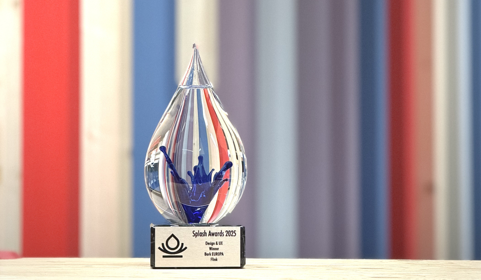 Splash award 2025 Bark EUROPA