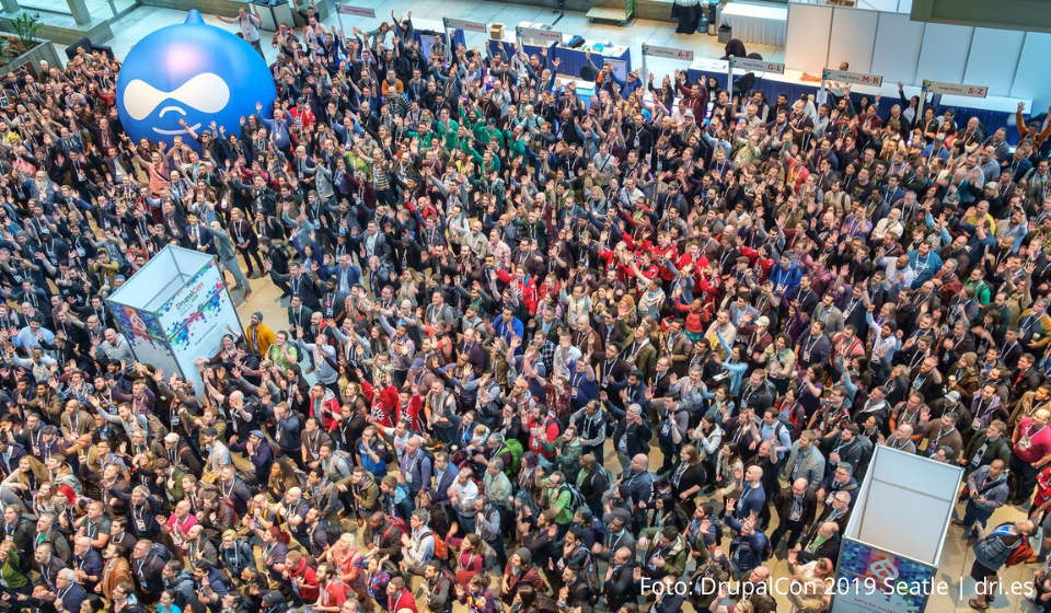 Groepsfoto DrupalCon 2019 Seattle