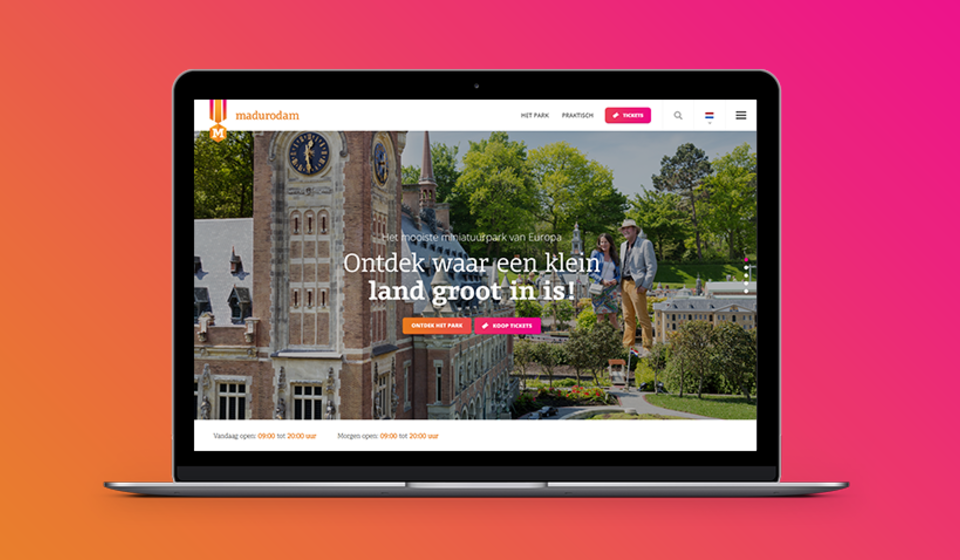 Flink | Nieuwe website voor Madurodam.nl