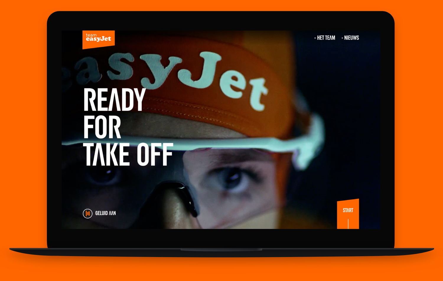 Team easyJet nu ook online vliegensvlug Flink
