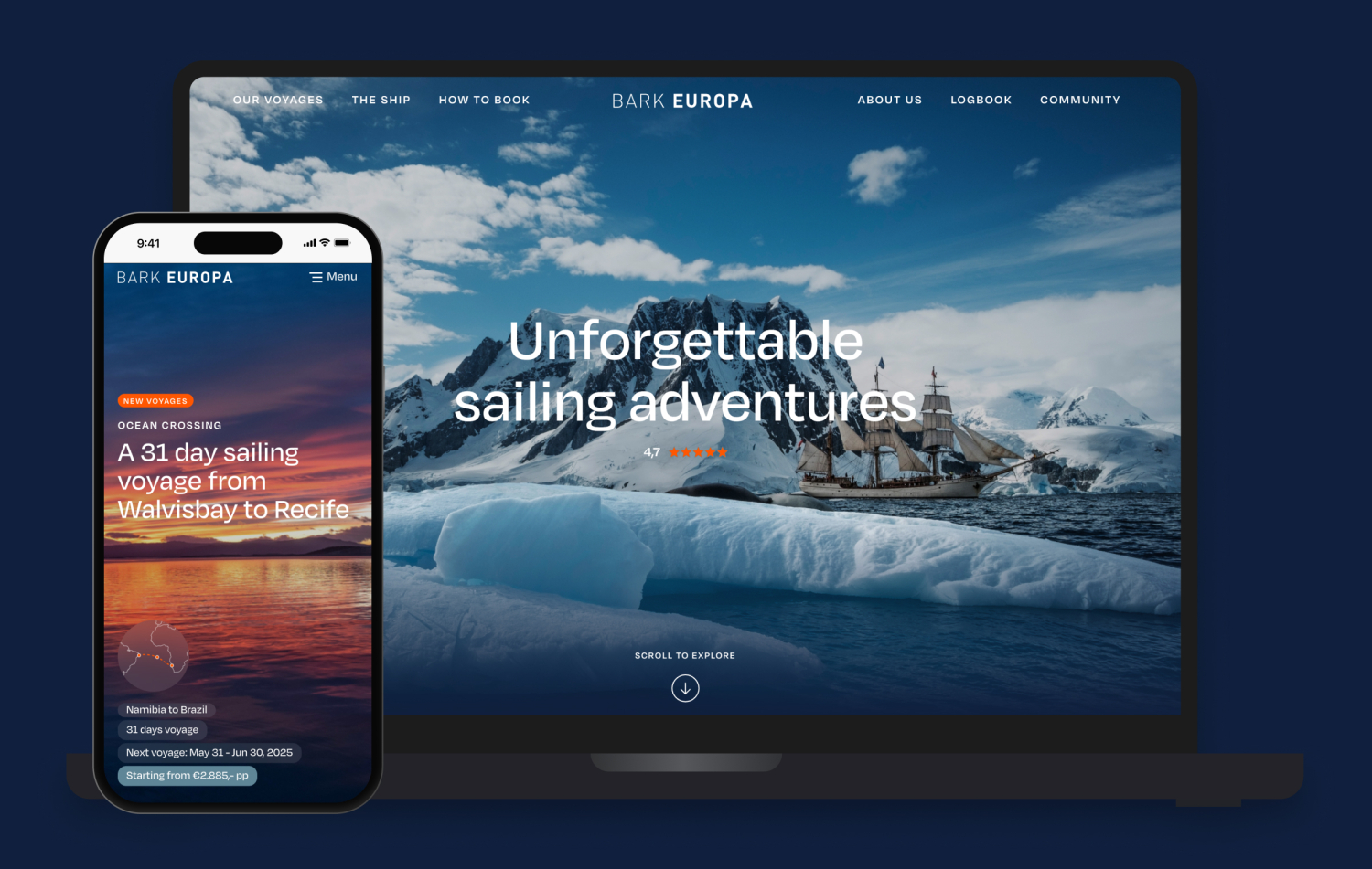 Online begin van een unieke reisbeleving: de nieuwe website van Bark Europa is live!