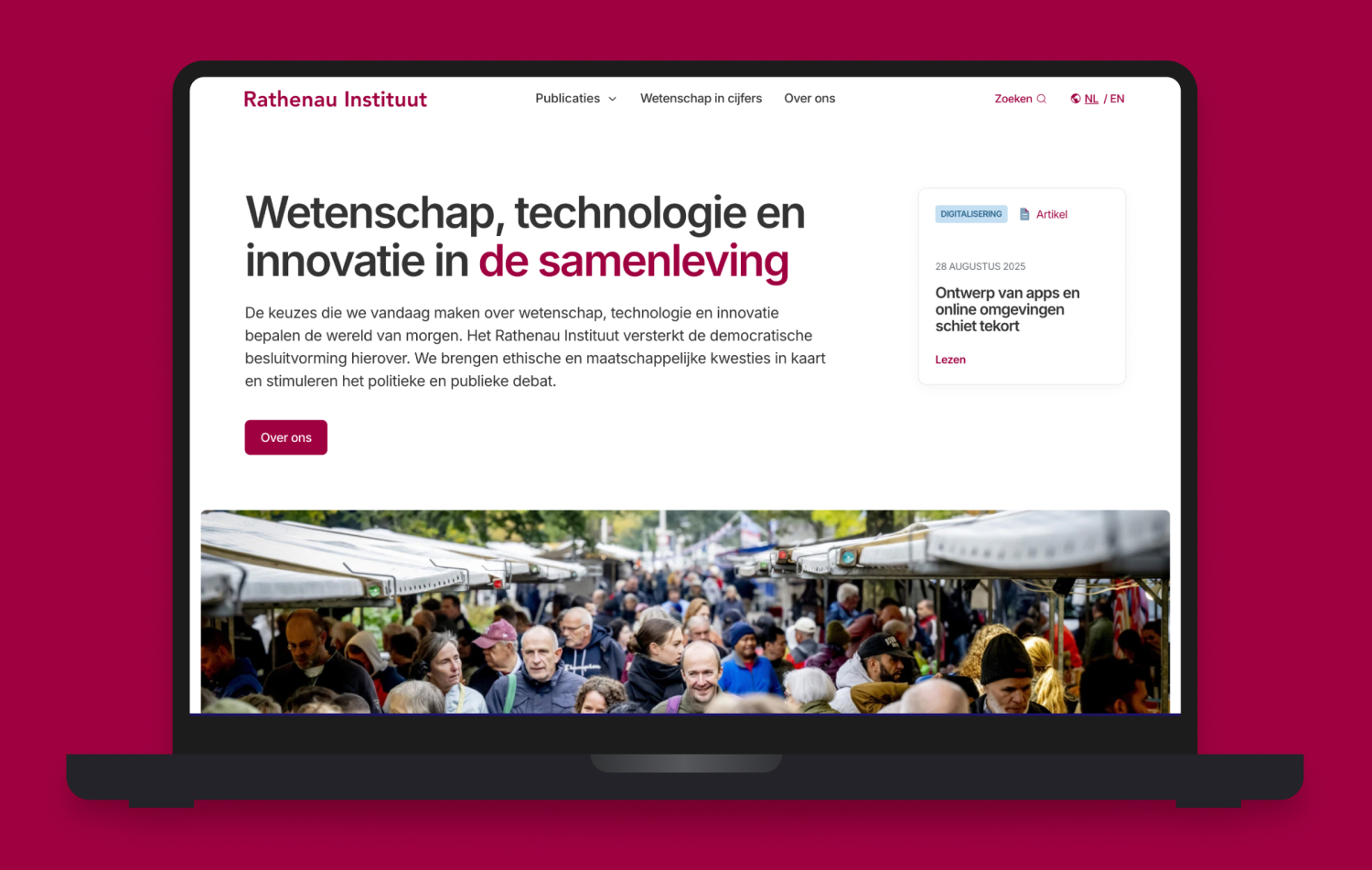 Laptop website Rathenau