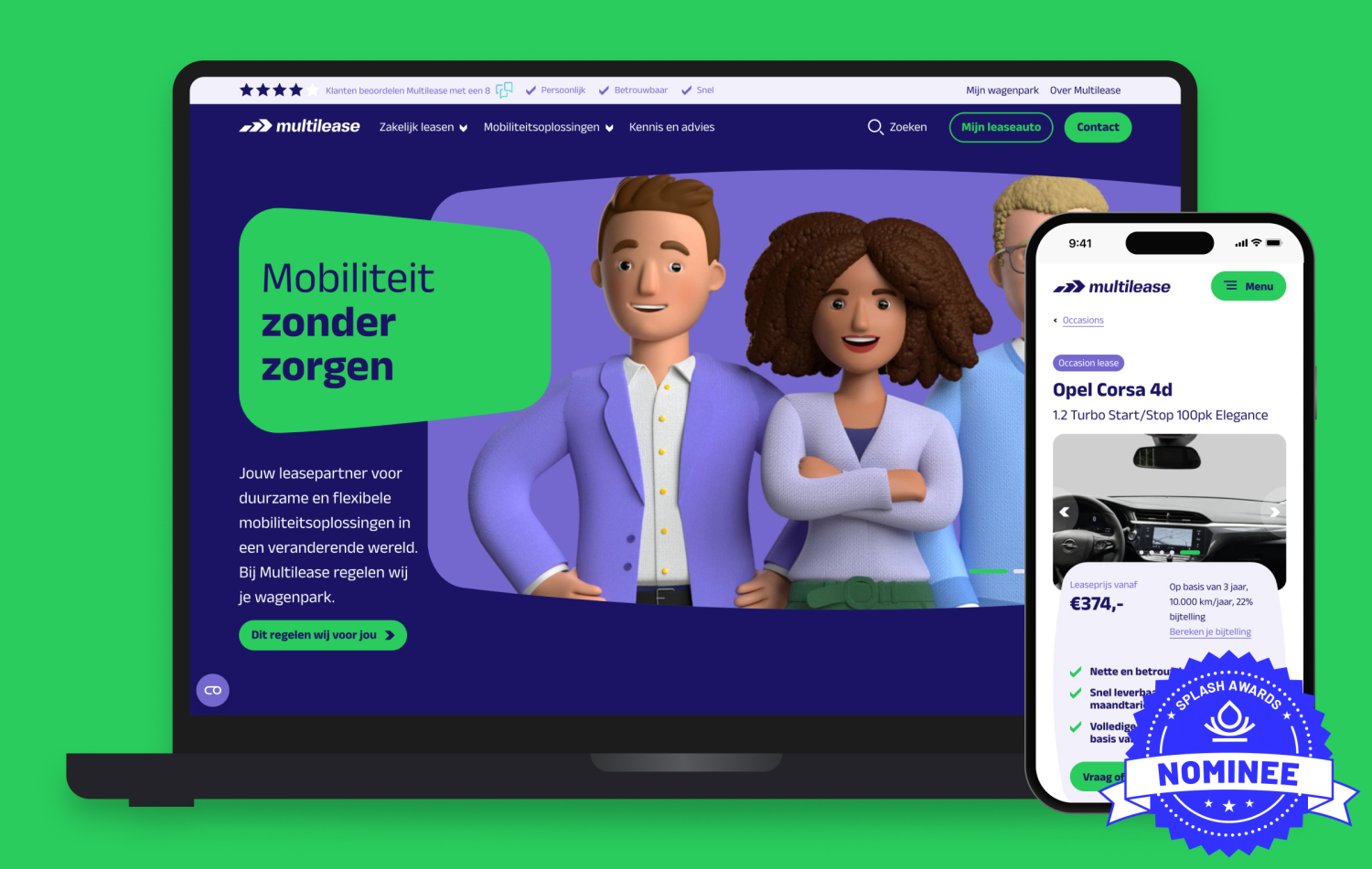 Multilease met badge