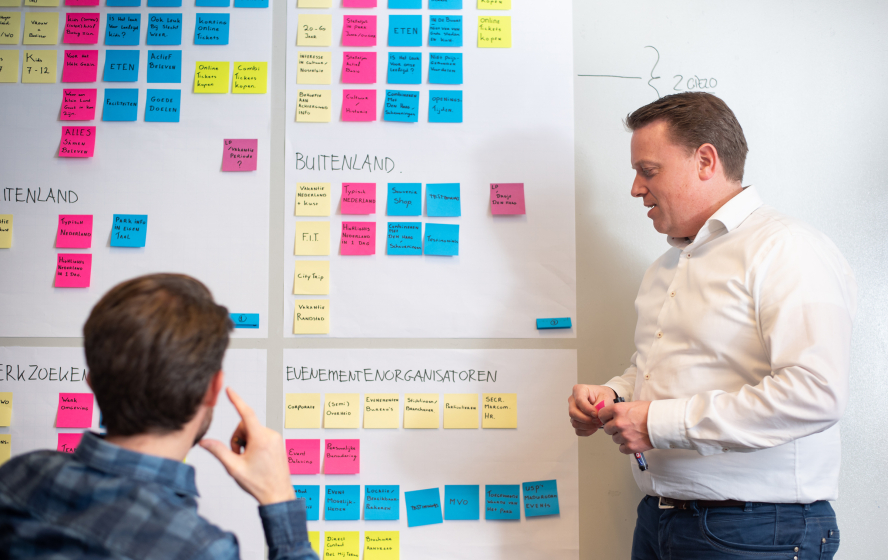 Ontwikkeling van online strategie met Jorry en Wouter bij Internetbureau Flink Den Haag