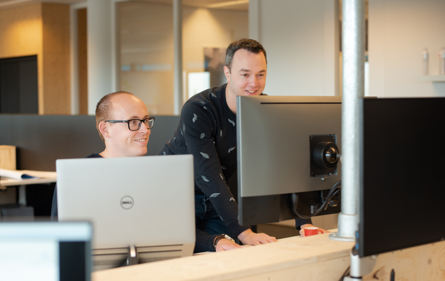 Martin en Ricardo in overleg