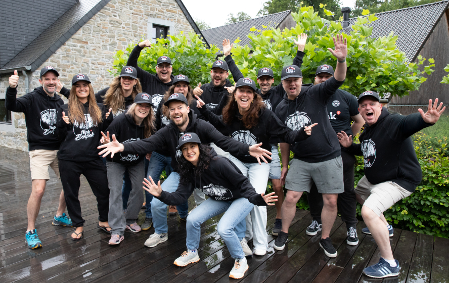 Groepsfoto Flink team