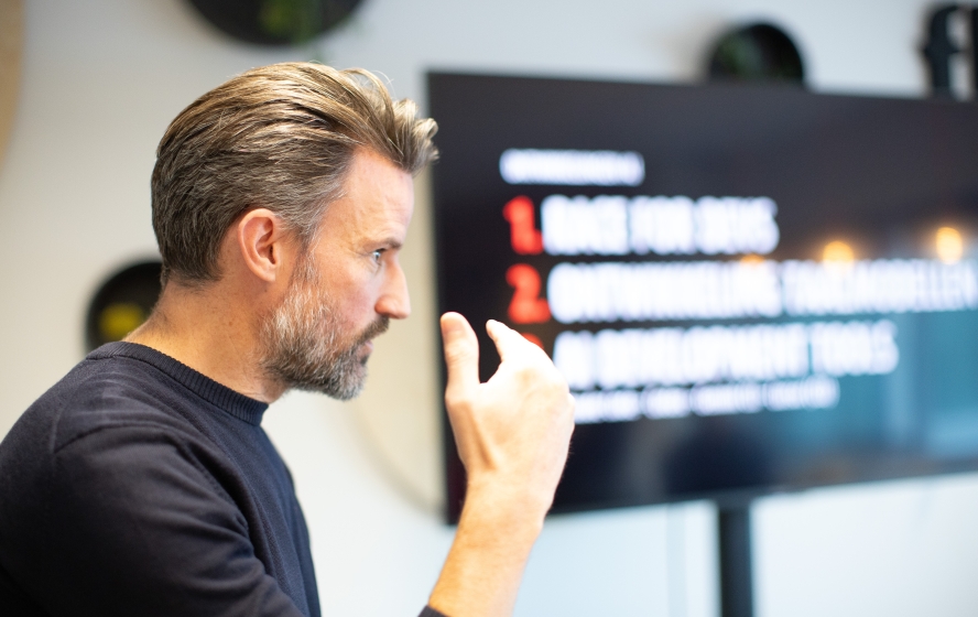Wouter presenteert op FDD